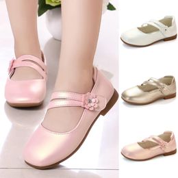 Sneakers Flower Sandals Baby Girls Summer Toddler Kids Leather Single Princess Party Shoes