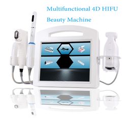 Multi-Functional Beauty Equipment 4D Hifu Vmax 4 in 1 Vaginal Tightening Lifting Wrinkle Removal Eyes Neck and Face Slimming Liposonix