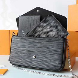 High quality women designers fashion crossbody bags wallet backpack Multi Pochette handbags chain purses card holder luxurys shoulder tote 3pcs box