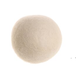 new Practical Laundry Clean Ball Reusable Natural Organic Laundry Fabric Softener Ball Premium Organic Wool Dryer Balls EWE7304