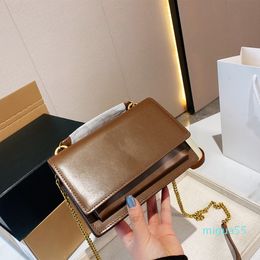 Spring High-End Flip Chain Messenger Bags Fashion Name Brand Handbag Large Capacity Luxury Wallet Tote Commuter