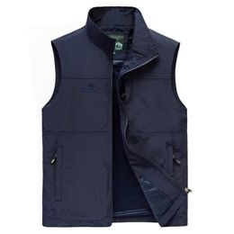 Men's Vests Arrival Men Sleeveless Summer Spring Autumn Casual Travels Outdoors Multi-pockets Waistcoat Male 210925