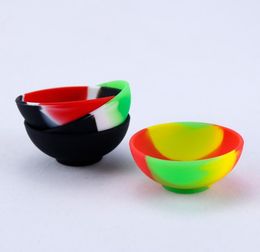 Bowl Shape Silicone Container Food Grade Small Rubber Non-stick Jars Dab Tool Storage Oil Holder Mini Wax Container for