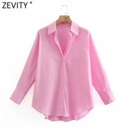 Women Simply Candy COlor Single Breasted Poplin Shirts Office Lady Long Sleeve Blouse Roupas Chic Chemise Tops LS9114 210420