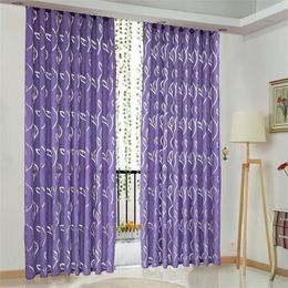 Curtain & Drapes 1.3m Living Room Blackout Kitchen Curtains Black Out Printed DrapesCurtain