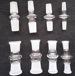 Glass Adapter 12 Styles 10mm 14mm 18mm Female To Female, Female To Male, Male To Male Glass Adapters For Heady Glass Bongs