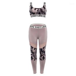 Yoga Outfits Breathable High Waist Women Set Fitness Gym Sportswear Workout Suit Activewear Tracksuit Sports Tight Slim Quick Dry