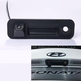 Car Rear View Cameras& Parking Sensors For Sonata 9 From 2021 Trunk Handle Camera Back Up Reverse Vehicle Waterproof