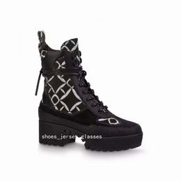 2021 Laureate Platform Desert Boot Luxury Star Heart Designer Brands Martin Boots Winter Snow Work Shoes Euro35-41