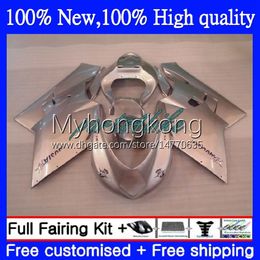 All glossy silvery OEM Body For MV Agusta F4 1000 R 750 CC S 1000CC R312 750S 05 06 Bodywork 6No.33 312 1078 S 05-06 Cowling MA MV F4 312R 750R 1000R 2005 2006 Fairing Kit