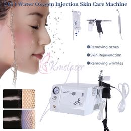 Portable 3 IN 1 Water oxygen injection jetpeel skin care machine facial jet peel spary gun face deep cleaning beauty equipment