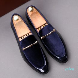 fashion elegant oxford shoes for mens shoes large sizes men formal shoes leather men dress loafers man slip on masculino Size:39-44