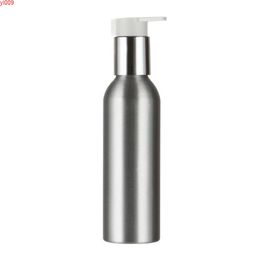 Emulsion Pump Bottle Empty Cosmetic Containers 40 50 100 120 150 250ml Aluminium Lotion Press Travel Refillable 20pcs/lotjars