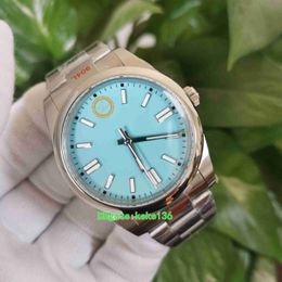 EW men Wristwatches m124300 41mm 124300 Stainless 904L Luminescent Light blue dial ETA 3230 Movement Mechanical Automatic Mens Watch matching cards Watches