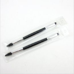 High quality! Makeup Eye Brow Eyebrow Brush Synthetic Duo Makeup Brushes Double Eyebrow Brush Head Brushes Kit Pinceis