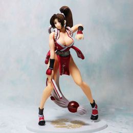 Fatal Fury Mai Shiranui Snkplaymore Game Hobby JAPAN Pvc Model Collection XIV Action Figures Girls Kids Children Gift X0526