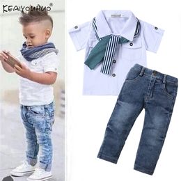 Summer Kids Clothes Boys Sets Costumes For Toddler Boy Gentleman Outfits Suits Children Clothing 2-7 Years 220507