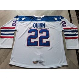 Nc74 Custom Hockey Jersey Men Youth Women Vintage AHL Rochester Americans Jason Peterka 77 Jack Quinn 22 rare Size S TO 6XL or any name and number jerseys