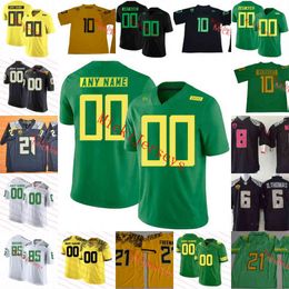 Xflsp 2022 College Custom Oregon Ducks Stitched College Football Jersey 27 Terrance Mitchell #9 Byron Marshall De'Anthony Thomas Pharaoh Brown