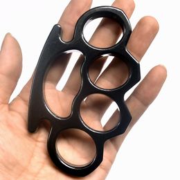 Weight About 86g 10PCS Silver Black Gold Colour Thin Steel Brass knuckle dusters Self Defence Personal Security Women and Men self-defense Tool