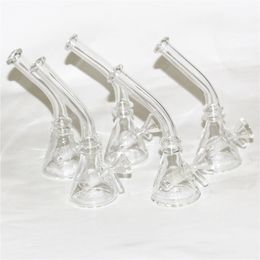 4.5 inch Mini Glass Beaker Bongs Hookah 10mm Female Joint smoking oil rigs bubbler Thick Pyrex Glass Water Pipes