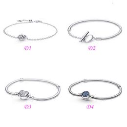 S925 Sterling Silver Bracelet Womens Designer Link Bracelets Luxury Fashion Couple Charm Bracelet Jewellery