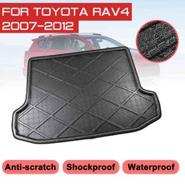 For Toyota RAV4 2007 2008 2009 2010 2011 2012 Car Floor Mat Carpet Rear Trunk Anti-mud Cover H220415