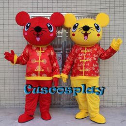 Mascot doll costume High Quality Mouse Mascot Costumes 8 Style Cartoon Apparel Halloween Christmas New Year Carvinal Party Mascot