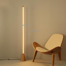 Floor Lamps American Led For Living Room Dining Loft Wood Art Decor Industrial Stand Light Bar Gallery El Hall Standing LampFloor