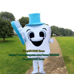 Mascot doll costume Tooth Mascot Costume Dental Care Advertisement And Promotion Cartoon Anime Makeup Christmas Gift 636