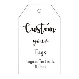 100pcs Custom HANG Tags with Custom Colors and Fonts Printed Favor Tags for Wedding Personalized Wedding Thank You Gift Tags 220618