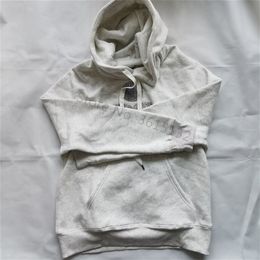 Letters Embroideried Women s Hooded Sweatshirt New Drawstring Hoodies Female Pullover Top With Pocket Jumper LJ201103