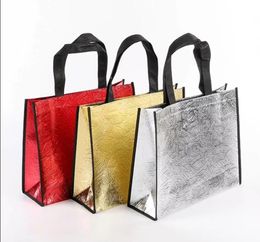 Multicolor Women Shopping Bag Large Capacity Canvas Gift Wrap Travel Storage Bags Laser Glitter Female Handbag Grocery Canvas Tote