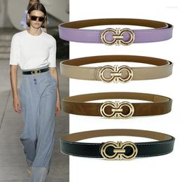 Cinturones PU Cinturón de cuero de cuero Metal Correa de la cintura Diseñador de cintura morada Púrpura para jeansbeltsbelts Fred22
