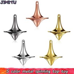 Metal Spinning Top Toys for Children Adult Antistress Gyroscope Office Party Game favor Spin Top Spinner Gyro Toy 5 Color 220725