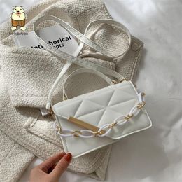 Evening Bags Beibaobao Women's Fashion Rhombus Handbag Female Korean Solid Color Chain Shoulder Messenger Bag Ladies Casual Small Square