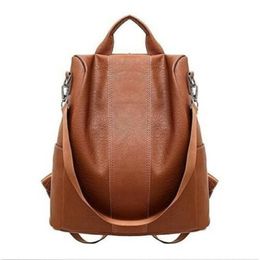 Women Backpacks Sac A Dos Ladies Bagpack Preppy Style Luxury Designer Casual Daypack for girls Y201224