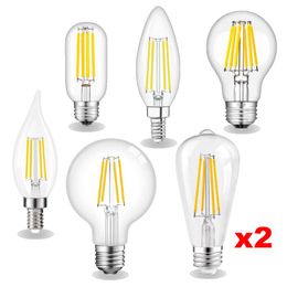 Bulbs Led Bulb Lamps E27 220V Cold White Colors For Home House Bathroom 6W 60W Vintage Light Kit To Replace HalogenLED