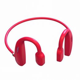 New Bluetooth 5.0 S.Wear E6 Wireless Cell Phone Earphones Bone Conduction Earphone Outdoor Sport Headset With Mic For iPhone Android Phone Black Red Colours