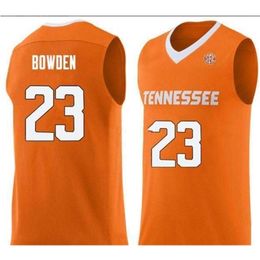Nikivip custom XXS-6XL Vintage Men Tennessee Vols J. Bowden #23 College Real embroidery jersey Size S-4XL or custom any name or number jersey