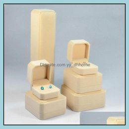 Jewelry Boxes Packaging Display Veet 5X5.5X4Cm Ring Earrings Box Packing Cajas De Regalo Gift Caixas Para Presente Wholesale Ship0016Pack