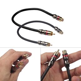 0.3m/1Ft RCA Phono Extension Cable Female To 1 RCA Male Audio Video Cord Wire Line For DVD Players