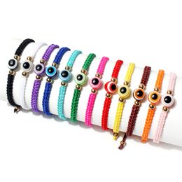 Boho Summer Candy Colour Evil Eye Bracelet Lucky Friendship Jewellery Charm Bracelets Lovely Women Men pulseras