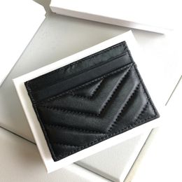 Designer wallet fashion Card Holders caviar woman mini Designer pure color genuine leather Pebble texture luxury Black wallets wit305h