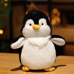 Cute Cartoon Penguin Cuddle Simulation Soft Cushion Cuddly Animal Baby Doll Plush For Children Birthday Gifts J220704