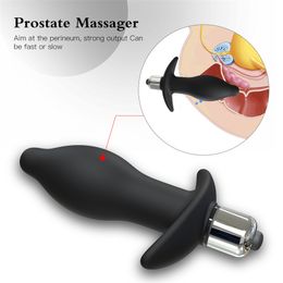 16 Vibration Modes Silicone Anal Plug sexy Toys For Women Men Gay Ass Vibrator Butt Goods Adults Products Beauty Items