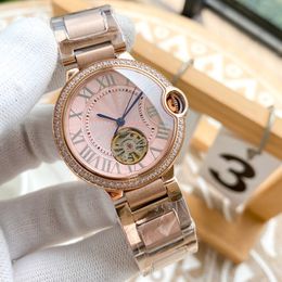 Women Watch Tourbillon Automatic Mechanical Designer Watches 36mm Lady Wristwatch Sapphire Watchband Montre de Luxe Gift