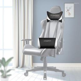 Seat Cushions Leather Lumbar Support Cushion Car Back Massage Pillow & Headrest For Gaming Chair Waist Pillows