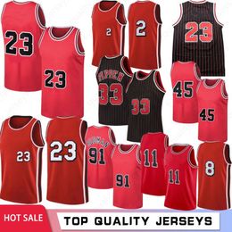 Basketball Jerseys Jersey Lonzo 2 Ball Demar 11 Derozan 23 Mens Youth Kids Zach 8 Lavine Derrick 1 Rose Scottie 33 Pippen Dennis 91 Rodman Michael