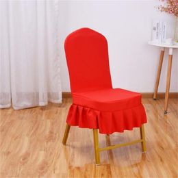 Chair Covers General Home Use Solid Colour All-inclusive Anti-fouling Cover El One-piece Elastic Office CoverChair